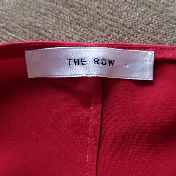 The Row Stratski red silk skirt sz 8 - Picture 7 of 7